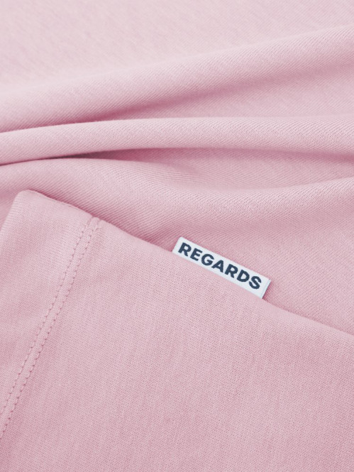 Relaxed tee blank pink washed 