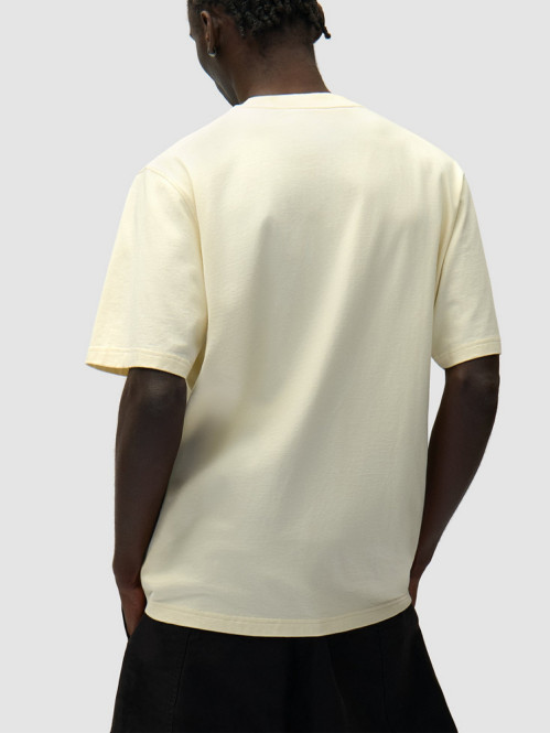 Side logo t-shirt cream 