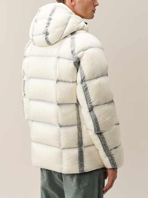Medium jacket in dd-shell gauze wht 