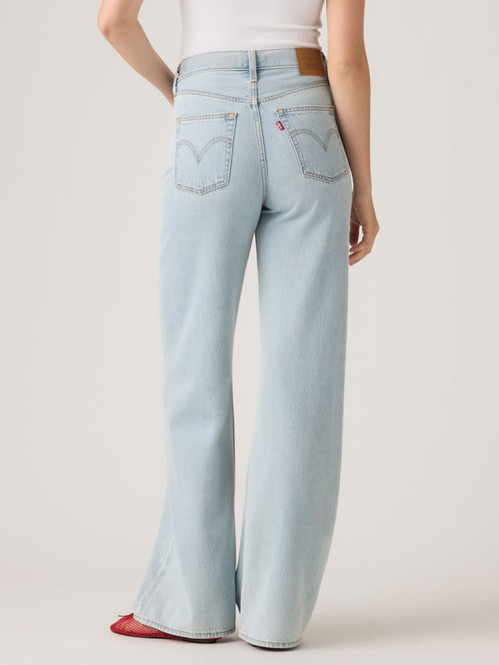 Ribcage wide leg jeans of course stone 28/34