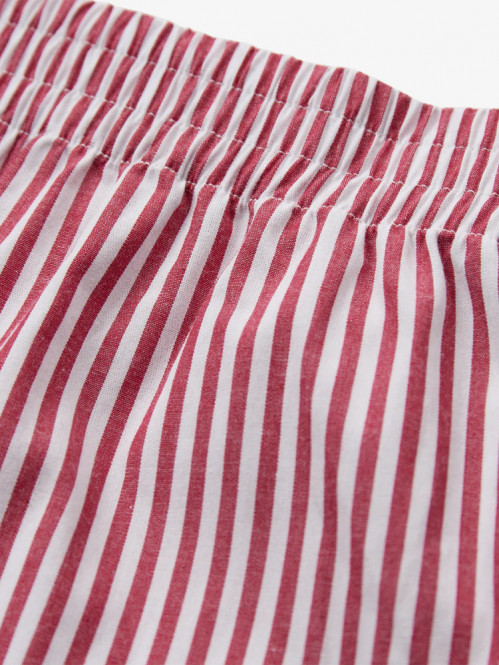 Ronne essential pajamas shorts red/wht S