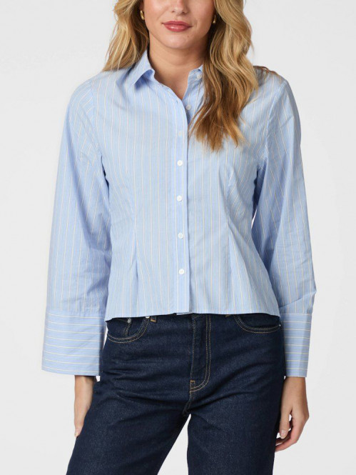 Rosa stripe shirt lt blue 