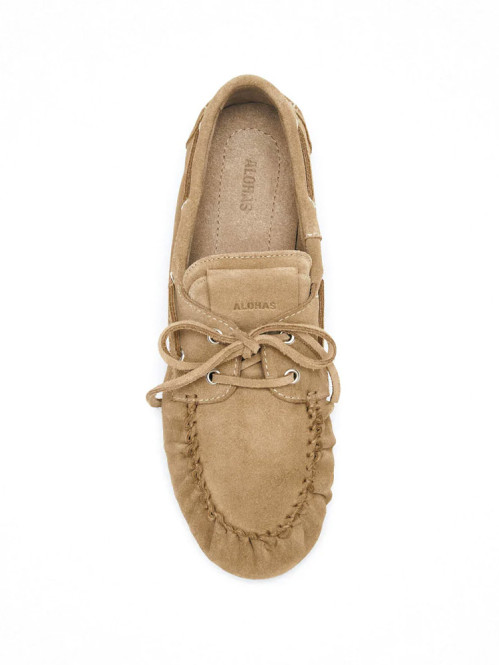 Rowan loafers suede beige 
