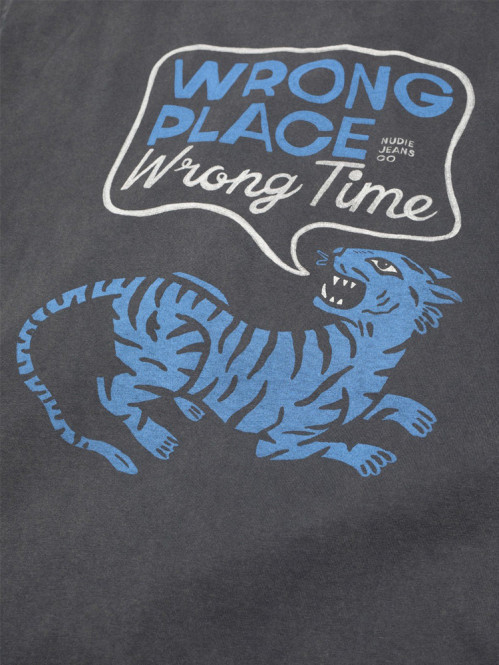 Roy wrong place t-shirt antracite 