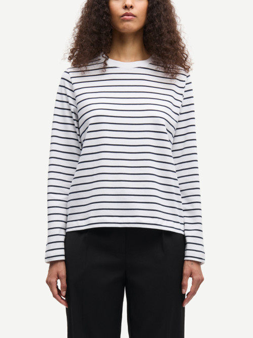 Sacamino longsleeve salute stripe 