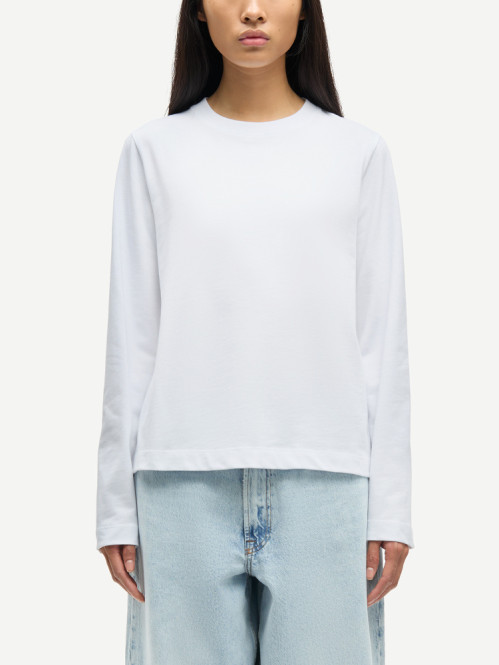 Sacamino longsleeve white 