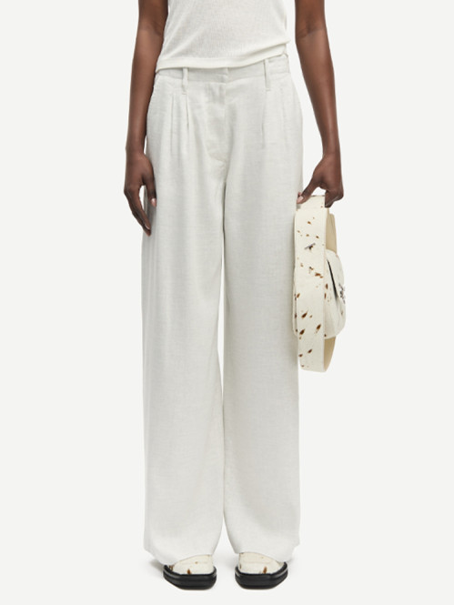 Saiben trousers light grey mel S