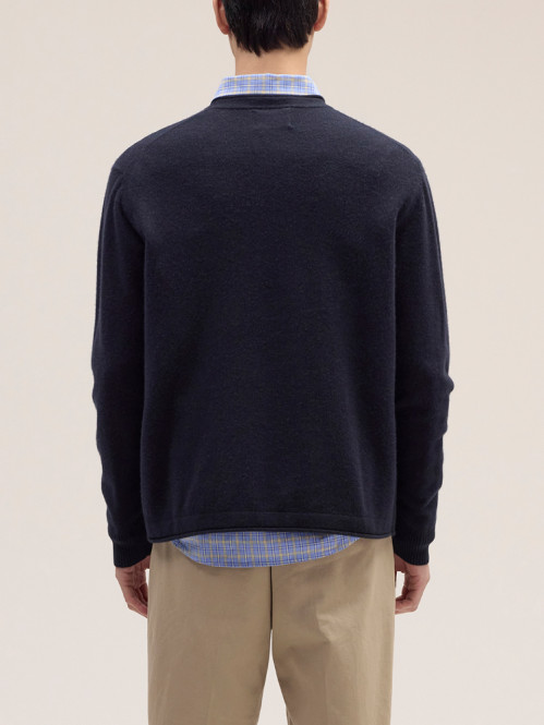 Sammy pullover navy mel 