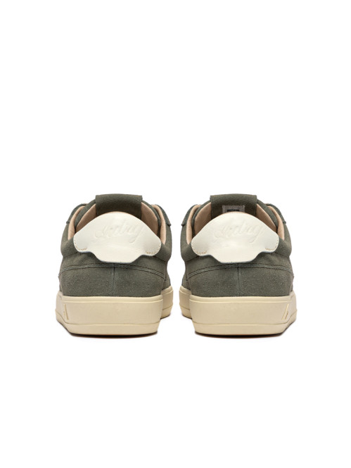 Windscape low m sneaker suede smoked green 