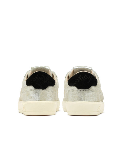 Windscape low w sneaker suede silver 