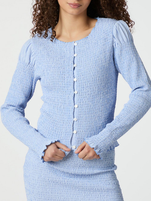 Sirine smock blouse light blue 