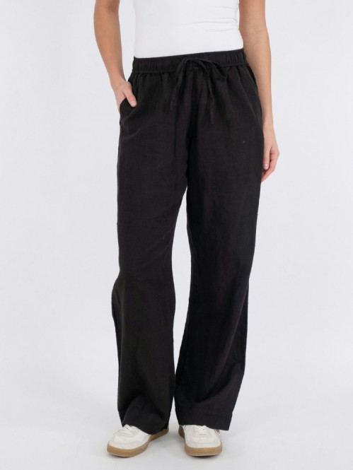Sonar linen pant black XL