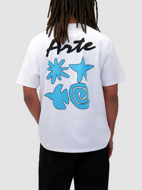 Elements print t-shirt white 