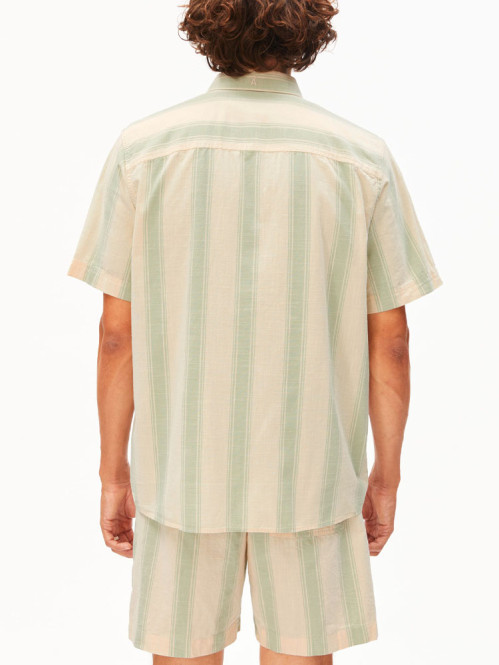 Striped shortsleeve shirt foam 