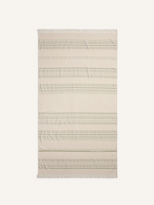Striped towel clay 