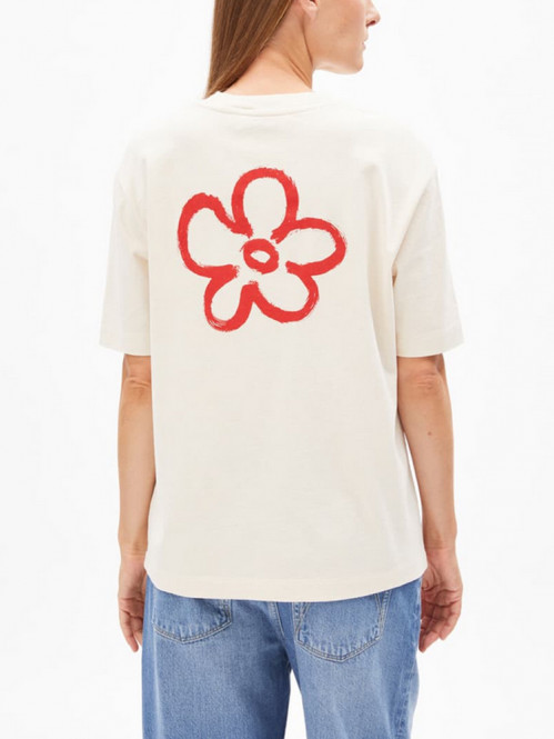 Tarjaa back flowaa t-shirt undyed 