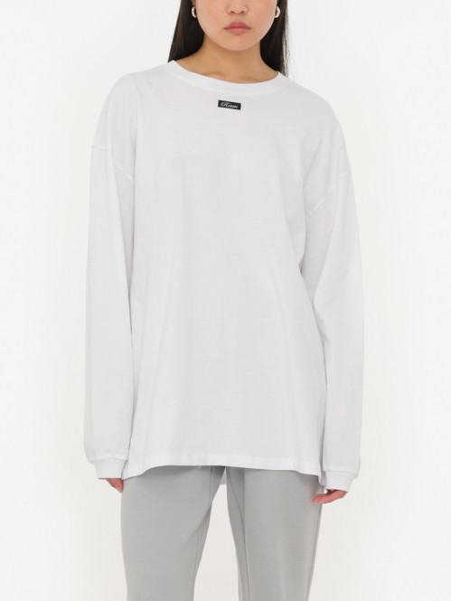 Thin jersey longsleeve bright wht 