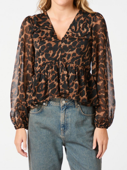Timmy leo blouse leopard 