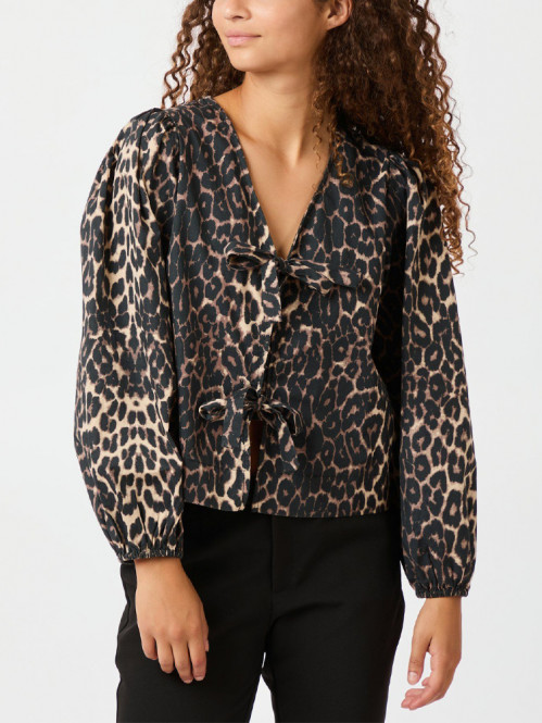 Tova blouse leopard S