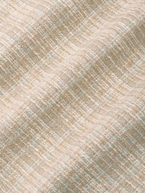 Trackjacket tweed dk sand 