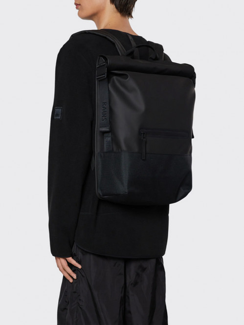 Trail rolltop backpack black 