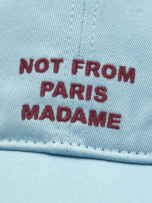 La casquette slogan cap lt blue 