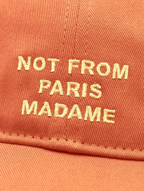 La casquette slogan cap rust 