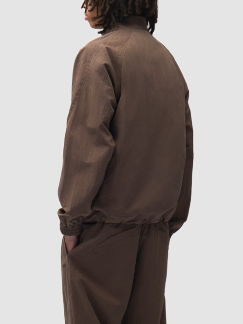 Uniform track jacket brown 