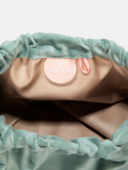 Velvet clutch smile everyday 