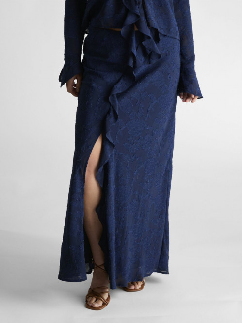 Vinza burnout skirt navy 
