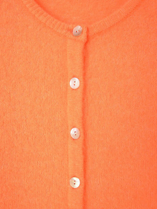 Vito 19e cardigan carotte fluo M