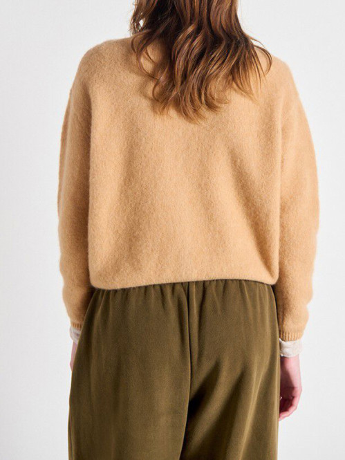 Vito 19e cardigan noisette chine 