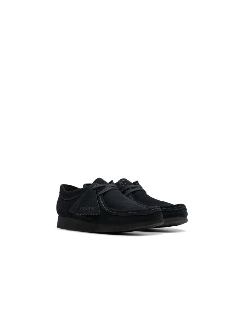 Wallabee O black suede 