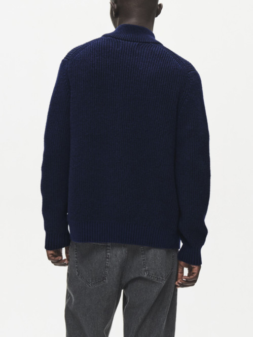 WW cay zipper cardigan ocean 