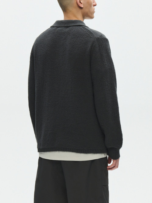 WWvisti polo knit p black 