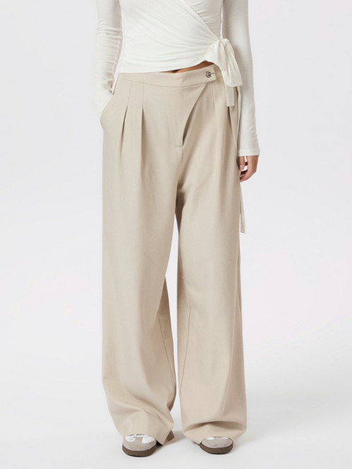 Zalka eyelet pants sand M
