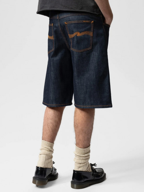 Zeb denim shorts dry streaky dark blue 
