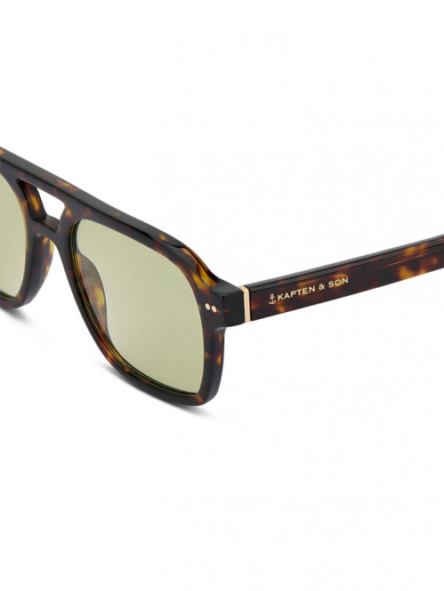 Zurich sunglass edge dark tort green 