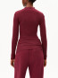 Alaania roll neck velvet red 