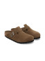 Boston suede sandals dark tea 