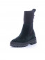 Rock knit boots black suede 