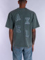 Typo embroiered t-shirt college green 