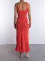 Light jacquard slip dress high risk red 