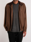Wool track jacket brown 