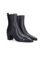 Booties black calf 