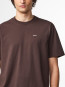 Adam emb t-shirt coffee 