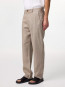 Aden linen chino greige 