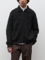 Aldrup donegal square cardigan charcoal 