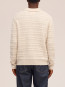 Alfie ls polo knit ivory 