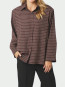 Anella check shirt choco 